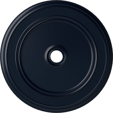 Ekena Millwork Classic Ceiling Medallion (Fits Canopies up to 5 1/2"), 41 1/8"OD x 4"ID x 2 1/8"P, Midnight Dream CM41CLMDF